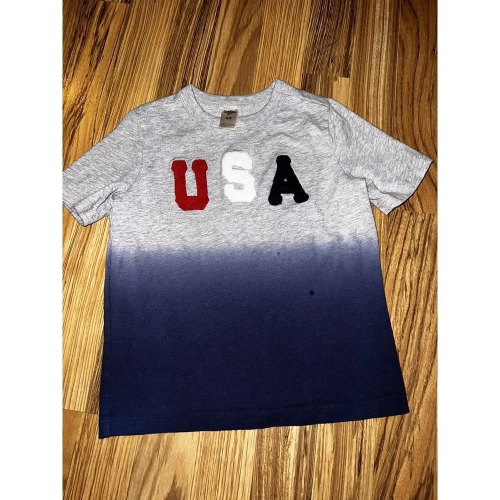 Oshkosh GAP Boys T-shirt Graphic Tee‎ Baseball Size 4/5